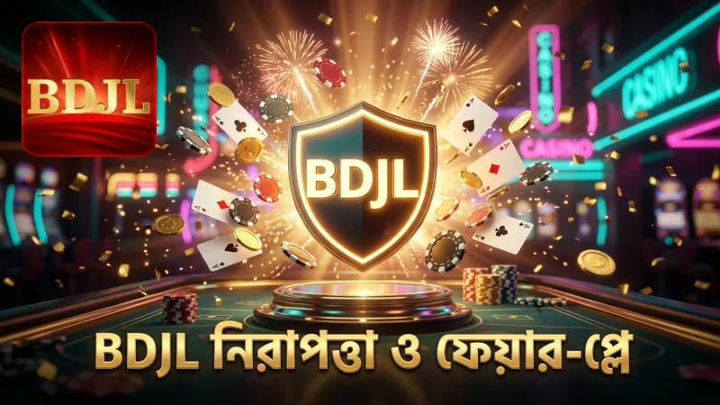 BDJL নিরাপত্তা ও ফেয়ার-প্লে সিস্টেম নিশ্চিত করে।