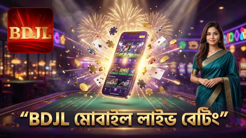 BDJL প্ল্যাটফর্মে মোবাইল থেকে দ্রুত লাইভ বেটিং করার সুবিধা