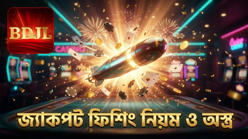 জ্যাকপট ফিশিং গেমের নিয়ম ও অস্ত্রের কার্যকারিতা বিশ্লেষণ।