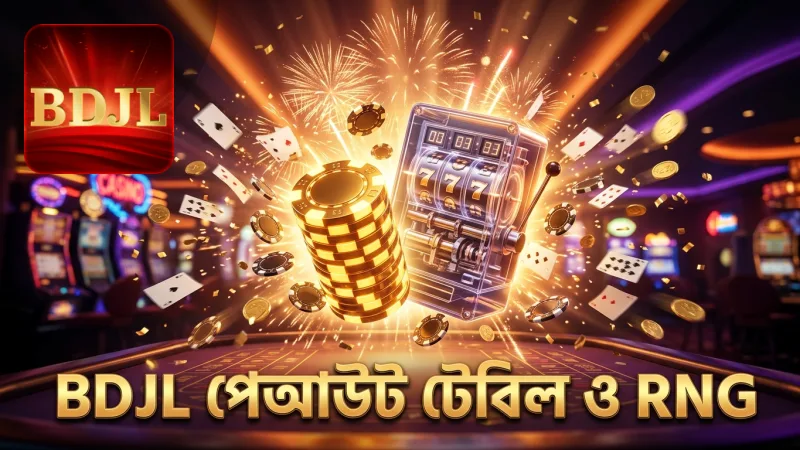 গেমের পেআউট টেবিল ও RNG-র সত্যতা নিশ্চিত করে BDJL।
