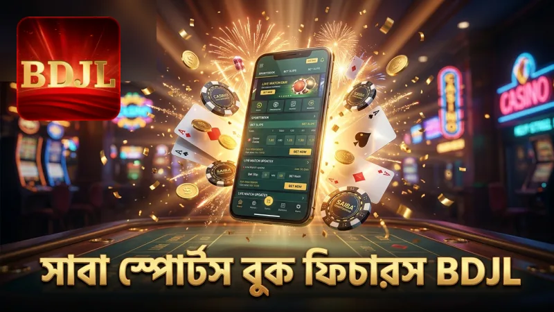 সাবা স্পোর্টস বুকের ইন্টারফেসে মার্কেট ও ফিচার স্পষ্টভাবে উপস্থাপিত